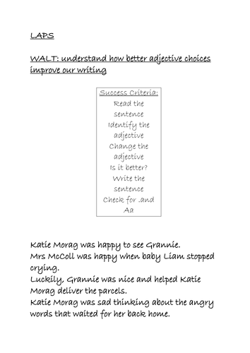 Katie Morag Narrative English Unit of Work