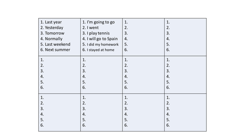 Dice-rolling paragraph