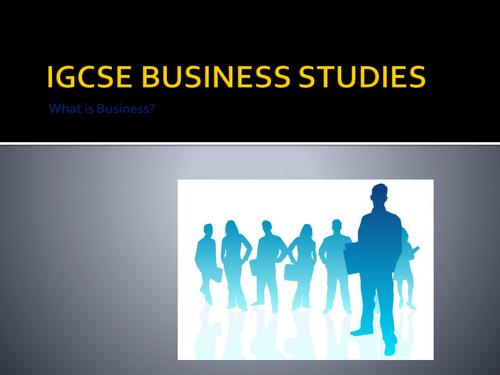 Introduction to Business Studies | Teaching Resources