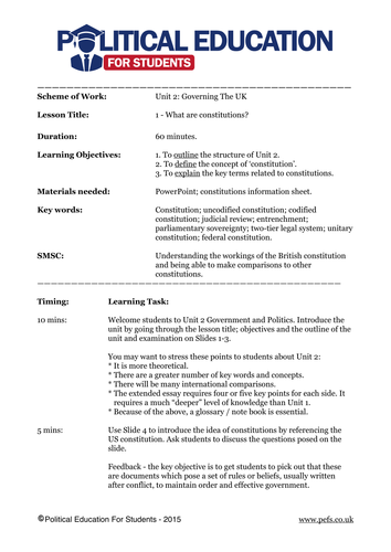 What is a constitution?