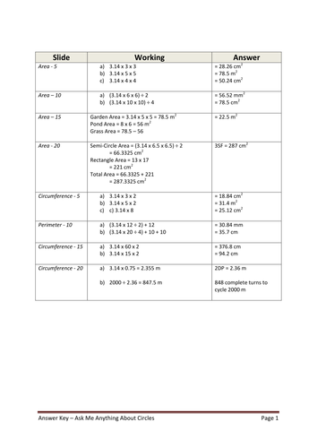 Ask Me About Circles
