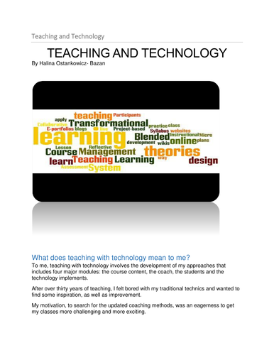 Teaching with Technology