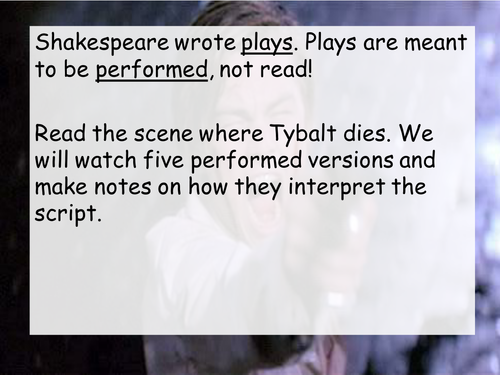 Romeo and Juliet: Tybalt's death