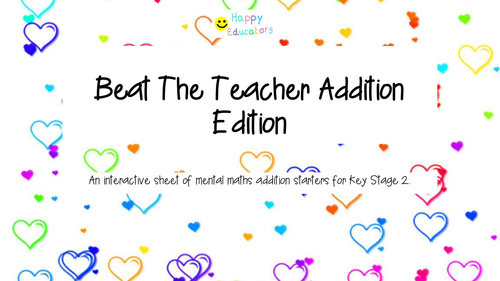 Beat the Teacher Addition Edition 