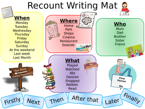 recount-writing-mat-ks2-literacy-by-littlemissteacheruk-teaching