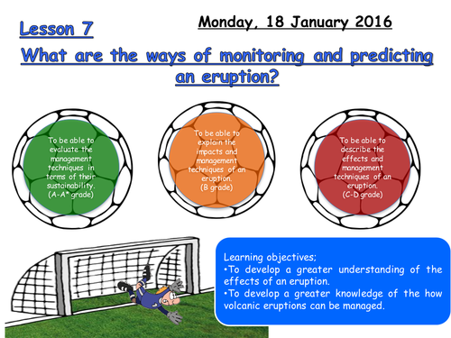 NEW AQA GEOGRAPHY SPECIFICATION: Lesson 7- How can volcanic eruptions be managed?