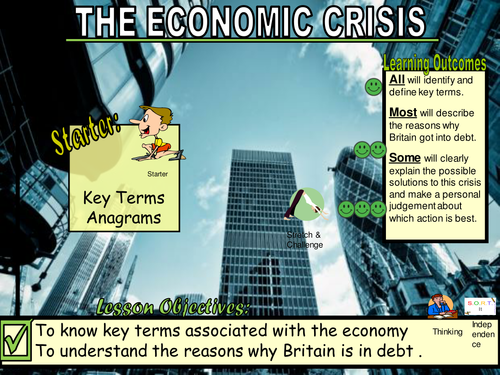 The UK Economic Crisis Deficit and Reccession 