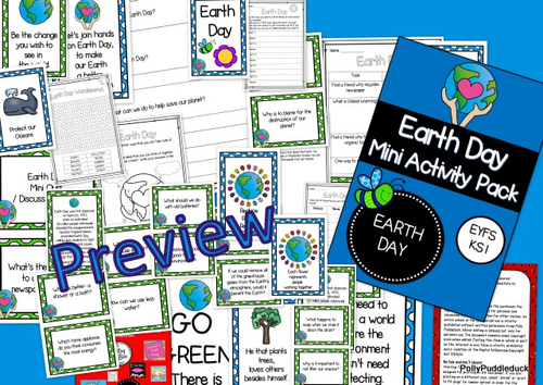 Earth Day Mini Activity Pack