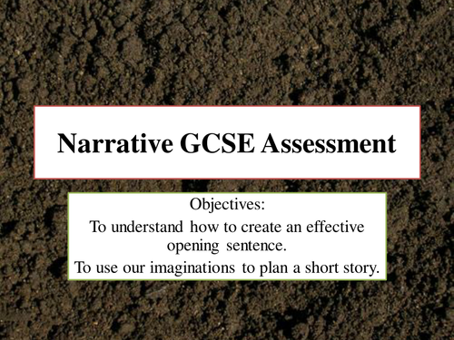 Narrative Writing S.O.W