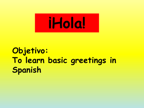 Basic Greetings in German and Spanish - KS2/KS3