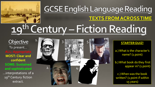 GCSE English Language Reading: 19th Century Fiction