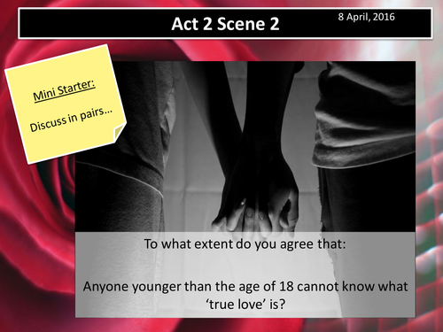 Romeo and Juliet Act 2 Scene 2 (AQA New Spec 2017)