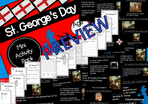 St. George's Day Activity Pack (Presentation and Activity Pack for KS1/KS2)