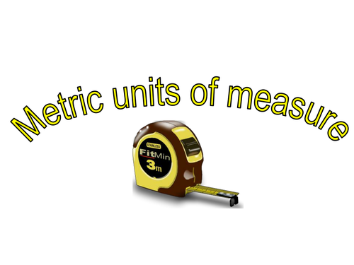 Converting one unit of metric measure to another