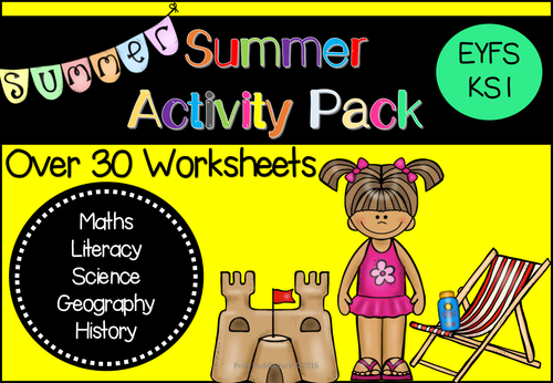 Summer Activity Worksheets Pack