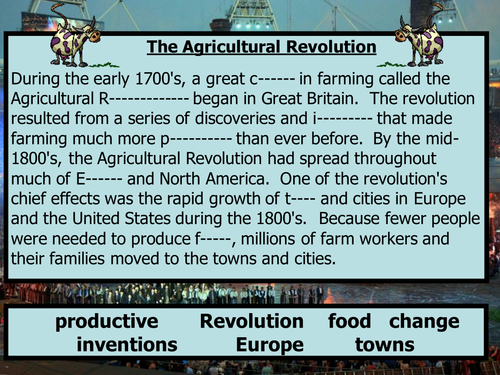 Ind Rev Agricultural Revolution 