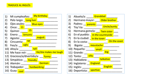 lesson 6 spanish gcse final revision by amdueza teaching resources tes