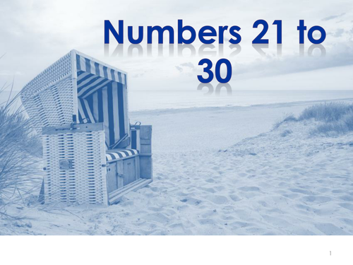 German Numbers 21 to 99