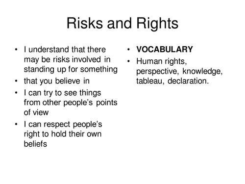 What is Risk part 3 