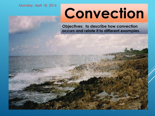 Convection- high level KS3-KS4