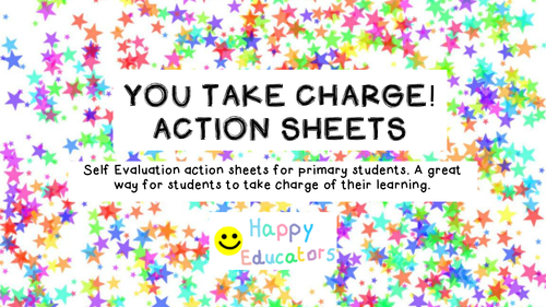 YOU TAKE CHARGE! Action Sheets