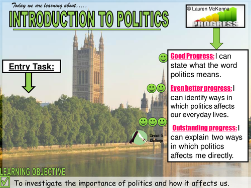 Citizenship Introduction to government and politics