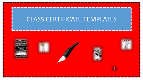 Class Certificates Templates