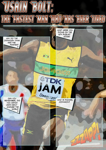 PE Athletics Cover work - Usain Bolt - The Fastest Man Who Has Ever Lived Cover