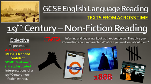 GCSE English Language Reading: 19th Century Non-Fiction