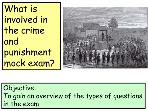 GCSE Crime and Punishment Through Time Revision OLD SPEC