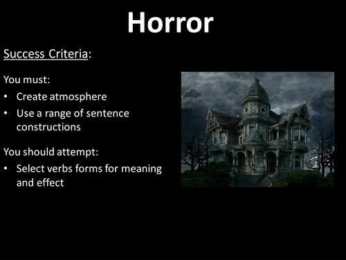 Creative Writing: Y6 - Working At Greater Depth 
