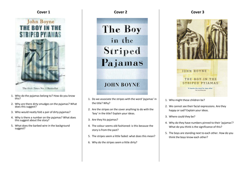 'The Boy in the Striped Pyjamas' scheme of work