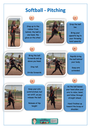 Softball task cards and assessment matrix