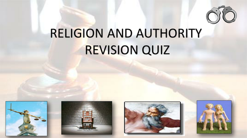 WJEC GCSE RS Believing and Experiencing - Religion and authority revision quiz