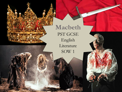 KS3 or KS4 Shakespeare's Macbeth based on the NEW GCSE English Literature exam