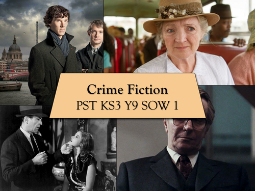 KS3 or KS4 Crime Fiction narrative writing unit of work
