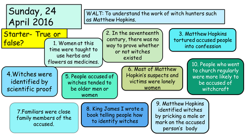 Witch Hunt Matthew Hopkins