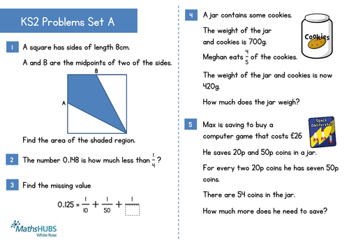 problem solving worksheets ks2