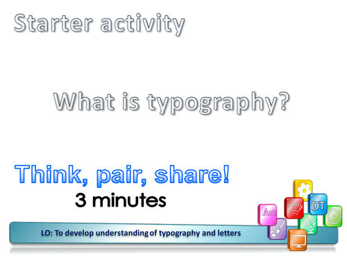 Y8 Typography Graphics SOW