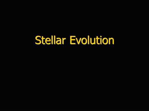 Stellar Evolution