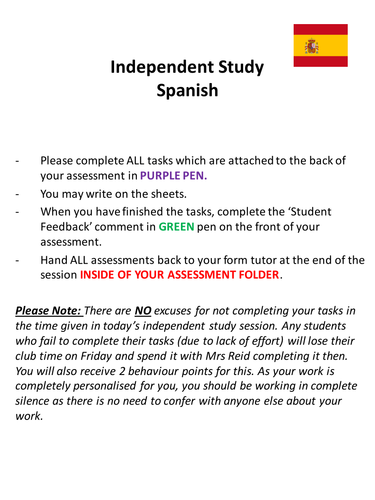 Spanish Grammar Revision / Cover