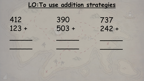 Pirate themed column addition 