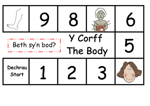 Y Corff - The Body - Welsh