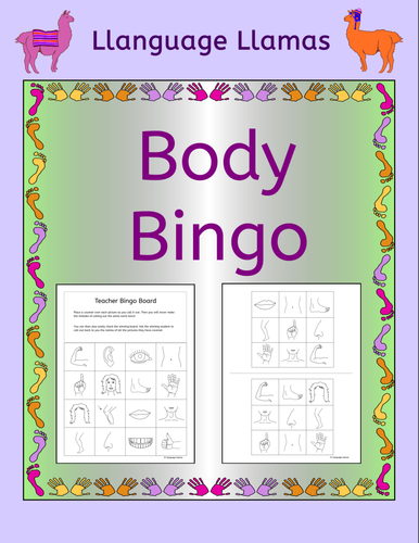 Bingo - Body Parts