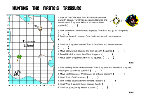 coordinates year 56 with reflection teaching resources
