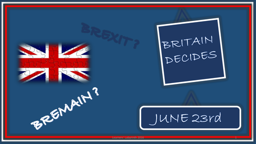 Brexit - the European Debate.