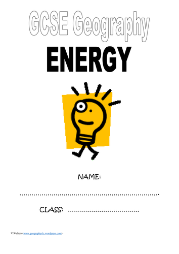GCSE Energy question booklet