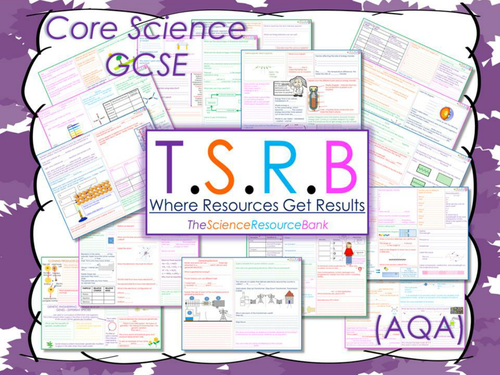 Entire Core Science GCSE Revision Mats (B1, C1, P1)