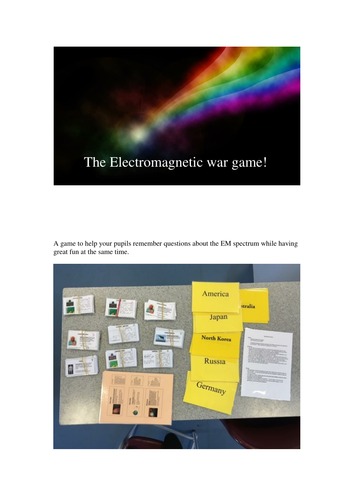 The Electromagnetic War game