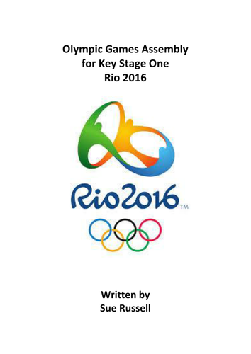 Rio 2016 Olympic Games Assembly Key Stage I 